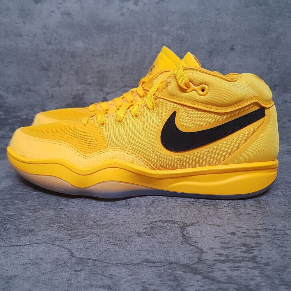 NIKE Air Zoom GT‎ Hustle 2 TB Promo Basketball Shoes Mens 8 University Gold NBY